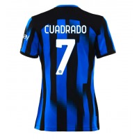 Fotbalové Dres Inter Milan Juan Cuadrado #7 Dámské Domácí 2023-24 Krátký Rukáv